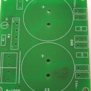 A-101pcb. Płytka zasilacza wzmacniacza dużej mocy